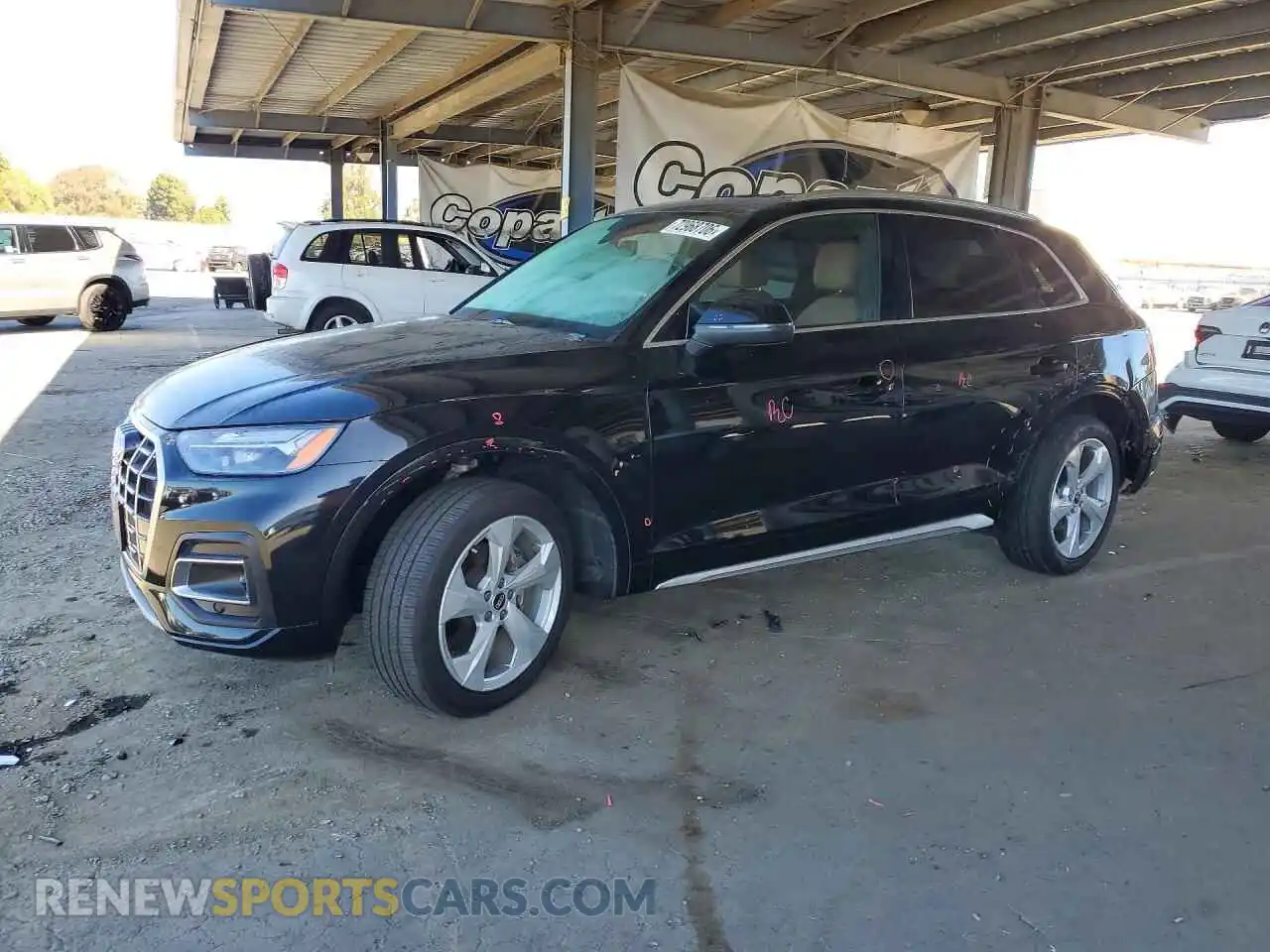1 Фотография поврежденного автомобиля WA1BAAFY1M2111279 AUDI Q5 2021