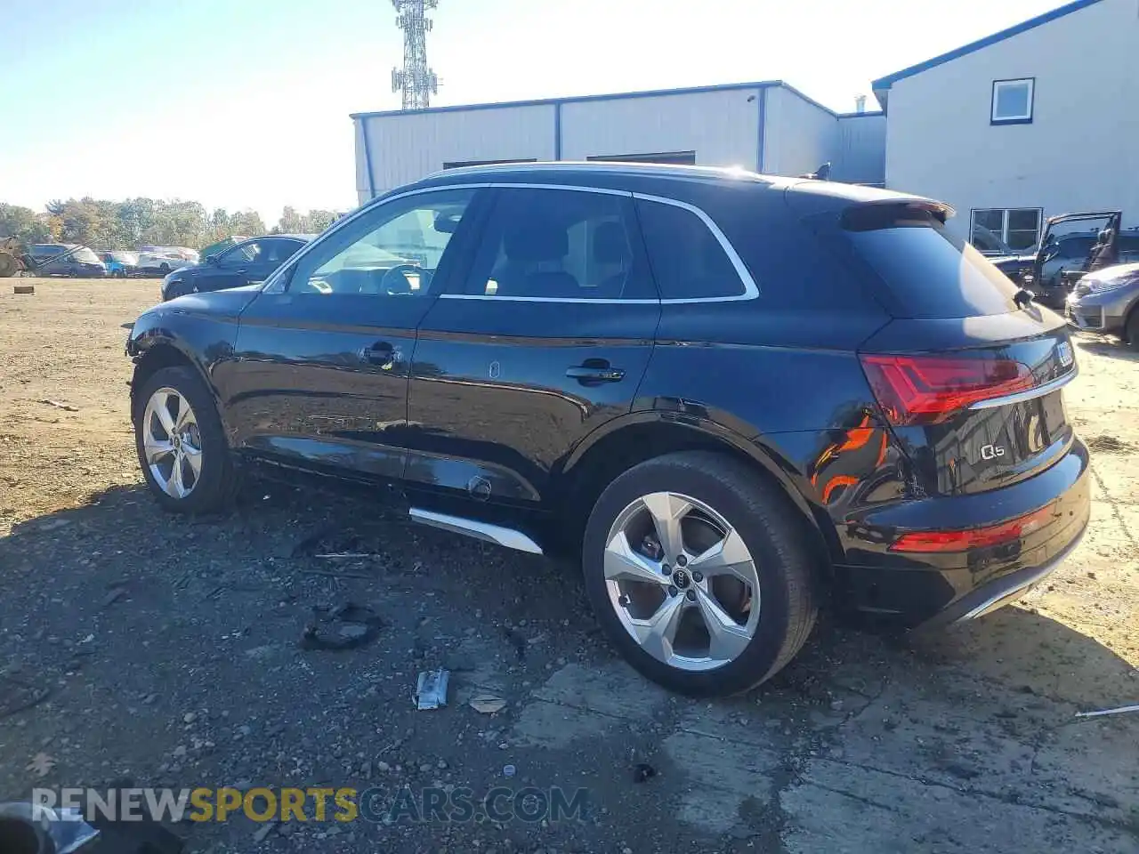 2 fotografías del automóvil dañado WA1BAAFY1M2127353 AUDI Q5 2021