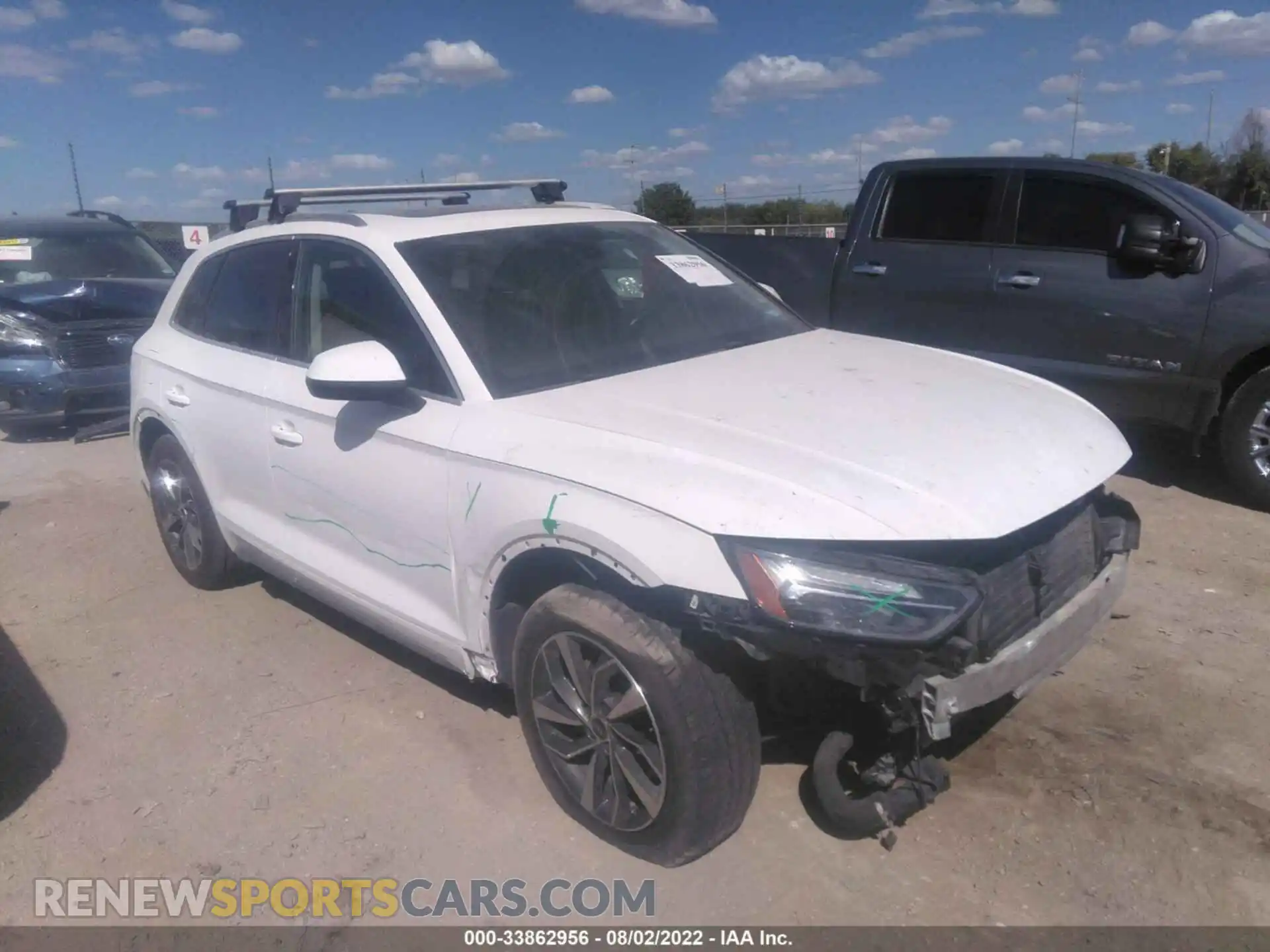 1 fotografías del automóvil dañado WA1BAAFY2M2018271 AUDI Q5 2021