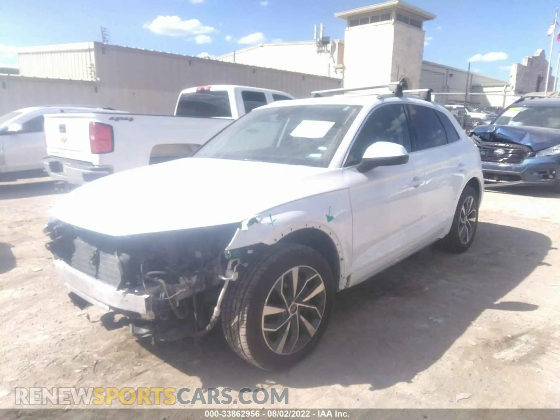 2 fotografías del automóvil dañado WA1BAAFY2M2018271 AUDI Q5 2021