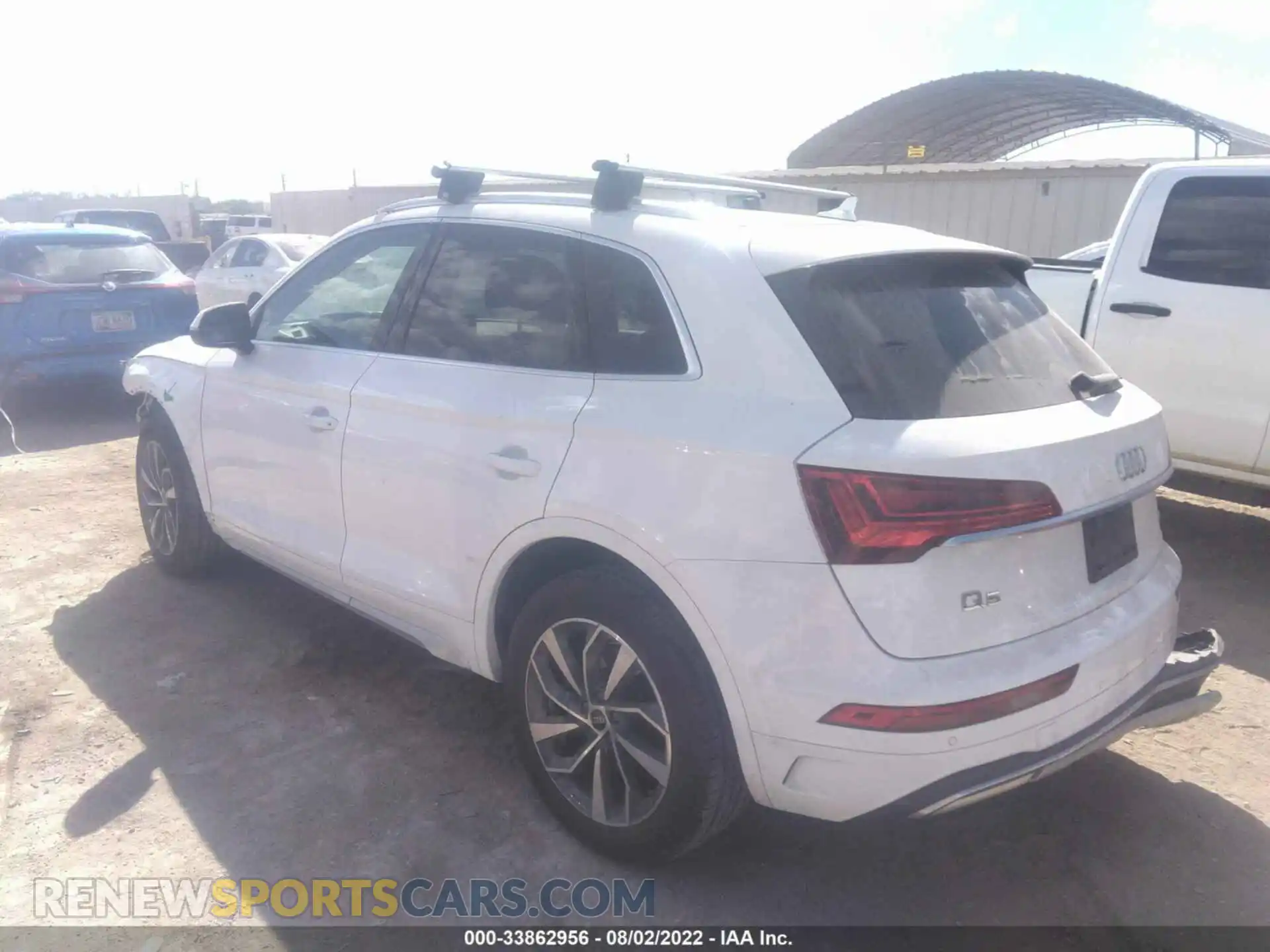 3 fotografías del automóvil dañado WA1BAAFY2M2018271 AUDI Q5 2021