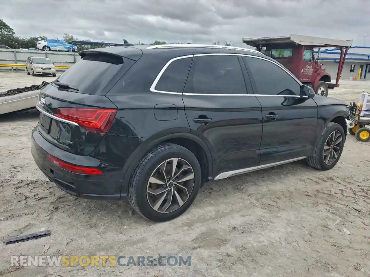 3 fotografías del automóvil dañado WA1BAAFY2M2117706 AUDI Q5 2021