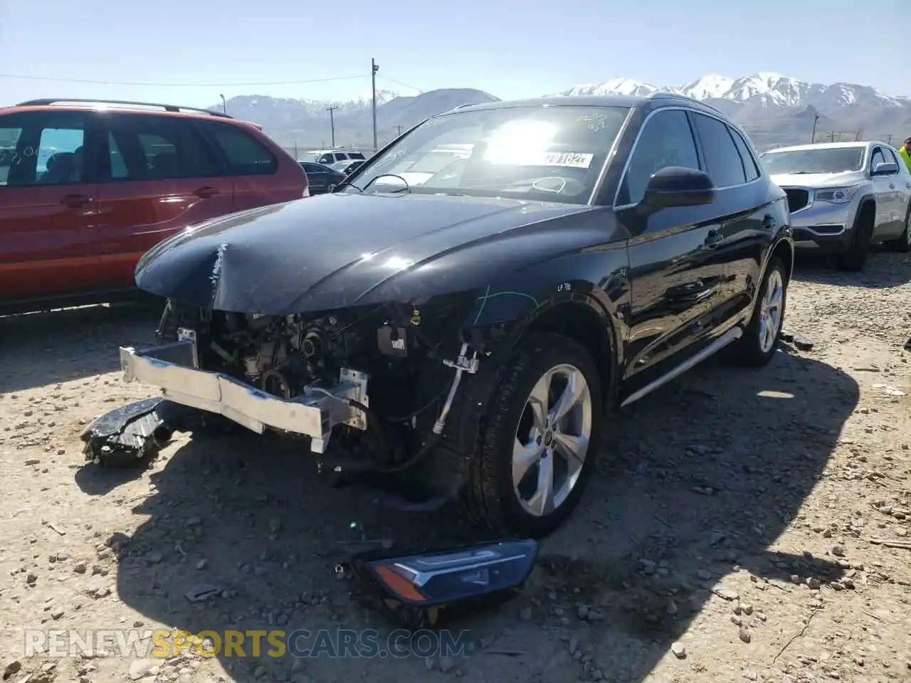 2 Фотография поврежденного автомобиля WA1BAAFY3M2010793 AUDI Q5 2021