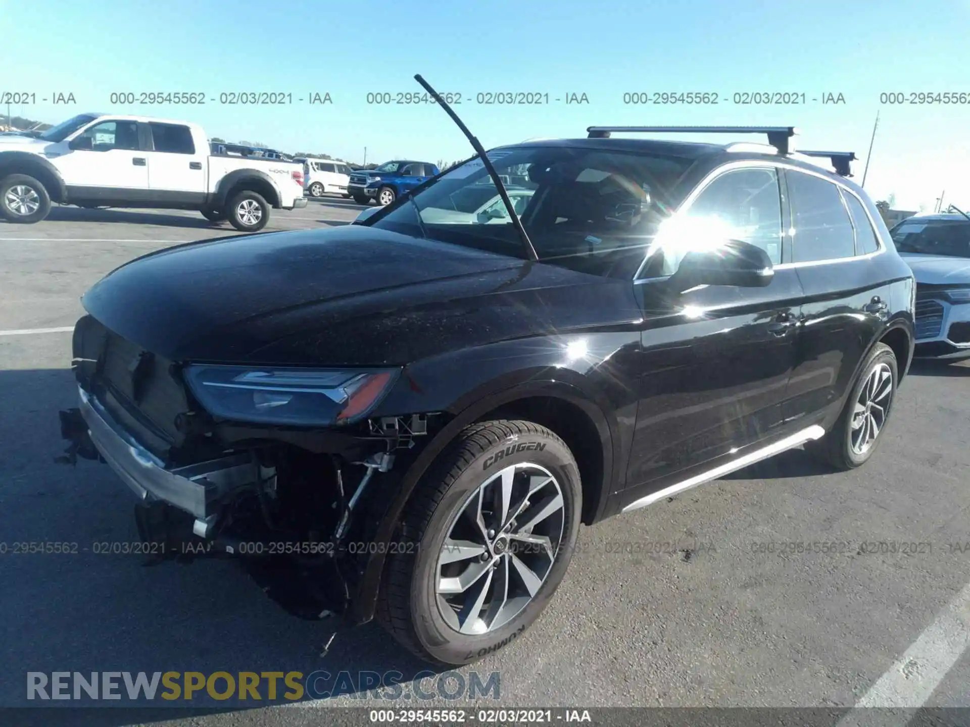 2 Фотография поврежденного автомобиля WA1BAAFY3M2013645 AUDI Q5 2021