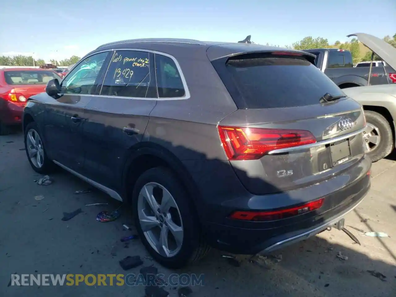 3 fotografías del automóvil dañado WA1BAAFY3M2016254 AUDI Q5 2021