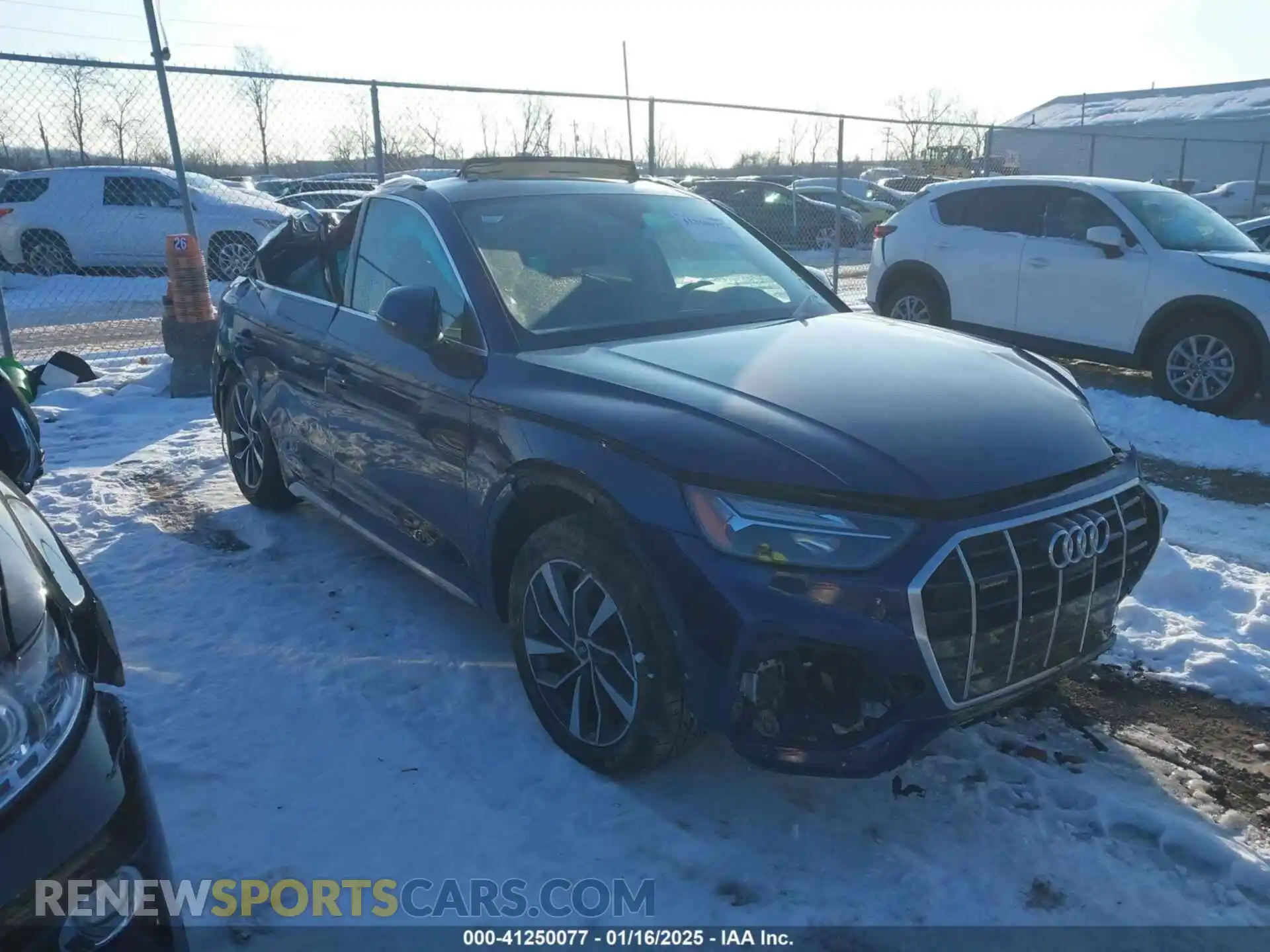 1 Фотография поврежденного автомобиля WA1BAAFY3M2085431 AUDI Q5 2021