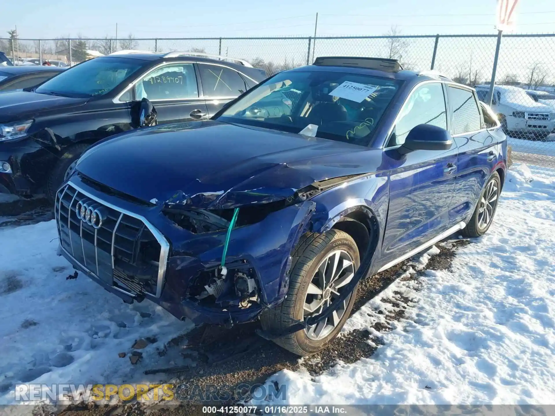 2 Фотография поврежденного автомобиля WA1BAAFY3M2085431 AUDI Q5 2021