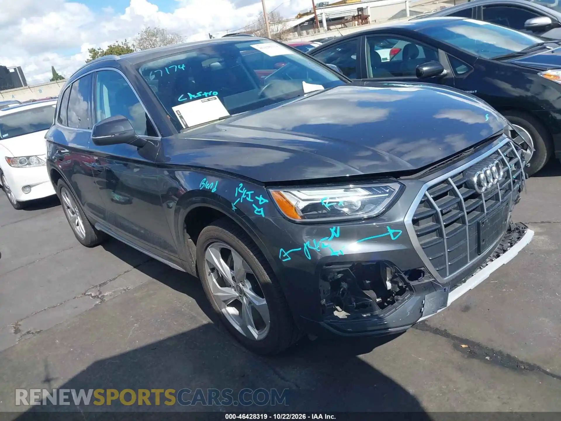 1 fotografías del automóvil dañado WA1BAAFY3M2105757 AUDI Q5 2021