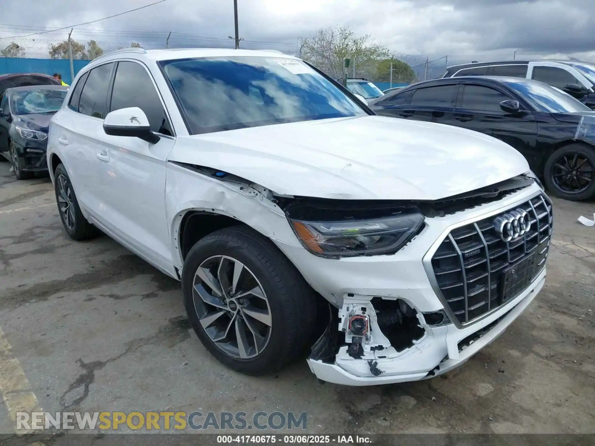 1 fotografías del automóvil dañado WA1BAAFY4M2005294 AUDI Q5 2021