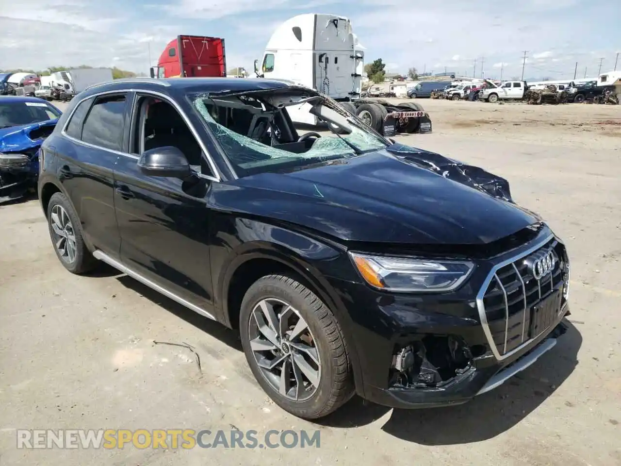 1 Photograph of a damaged car WA1BAAFY4M2020328 AUDI Q5 2021