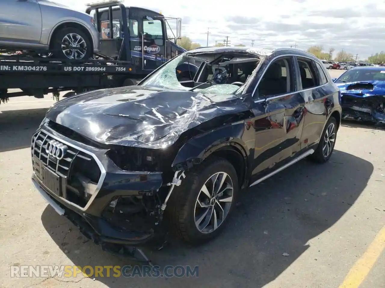 2 Photograph of a damaged car WA1BAAFY4M2020328 AUDI Q5 2021