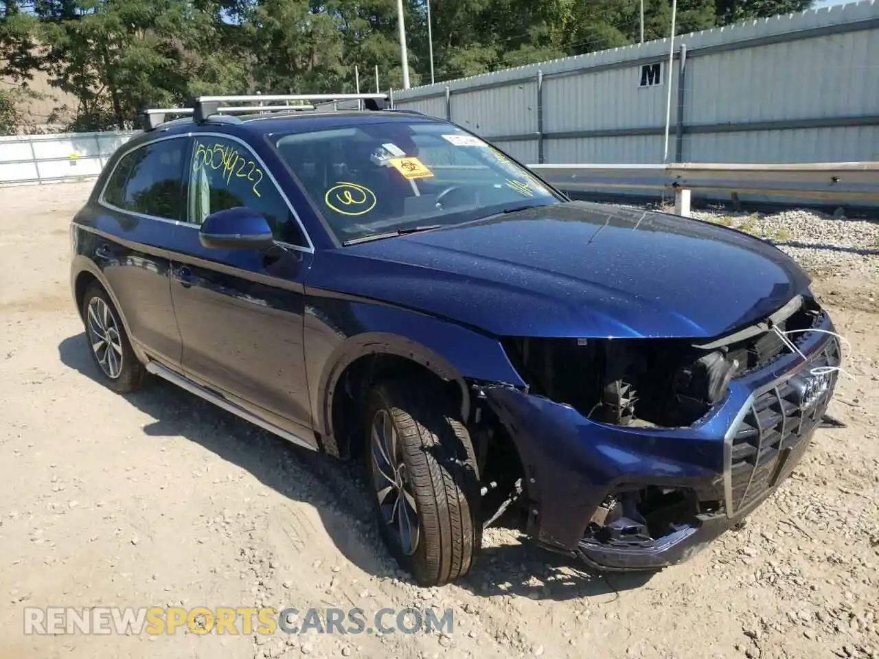 1 fotografías del automóvil dañado WA1BAAFY5M2020953 AUDI Q5 2021
