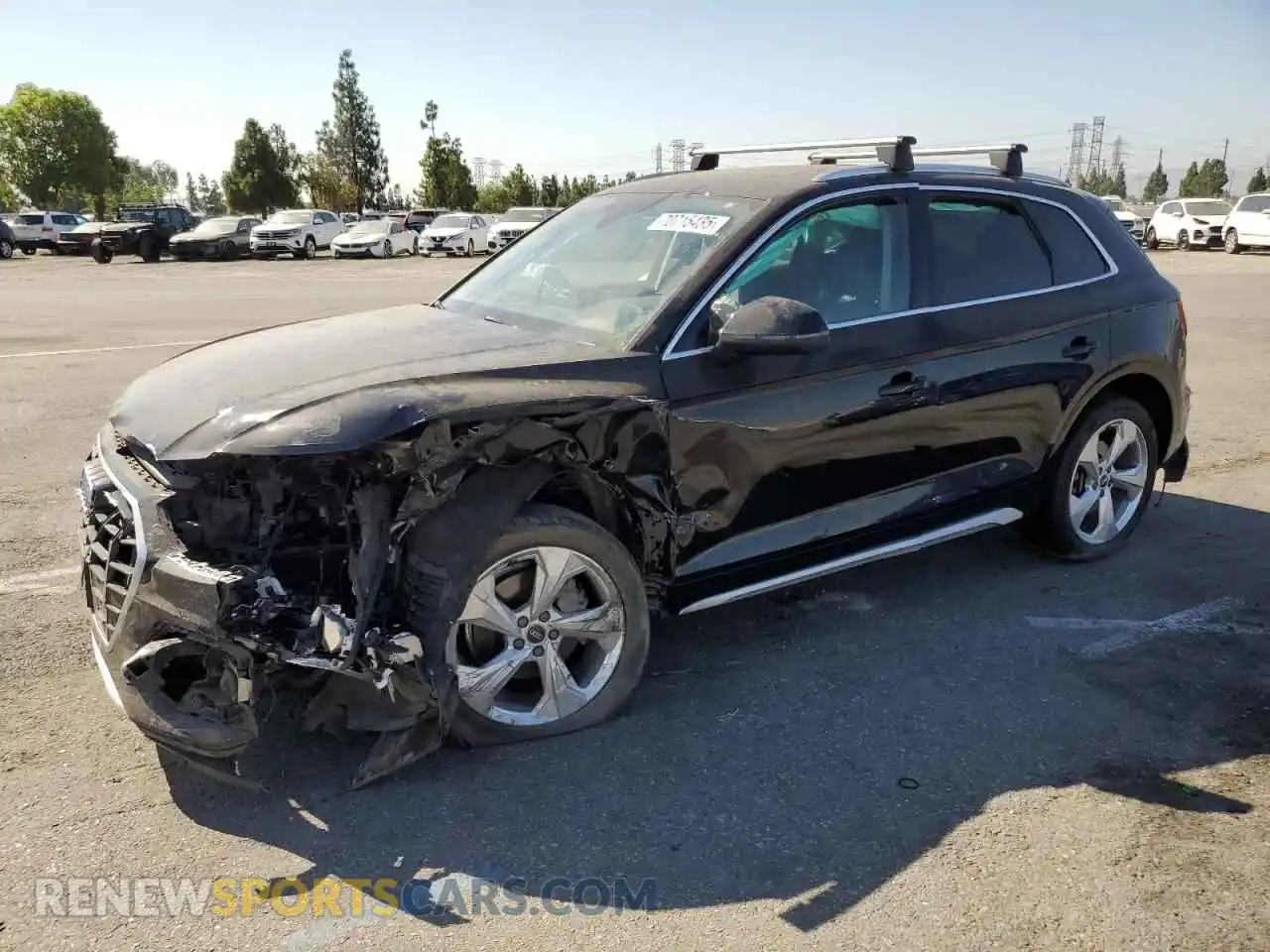 1 Фотография поврежденного автомобиля WA1BAAFY5M2028437 AUDI Q5 2021