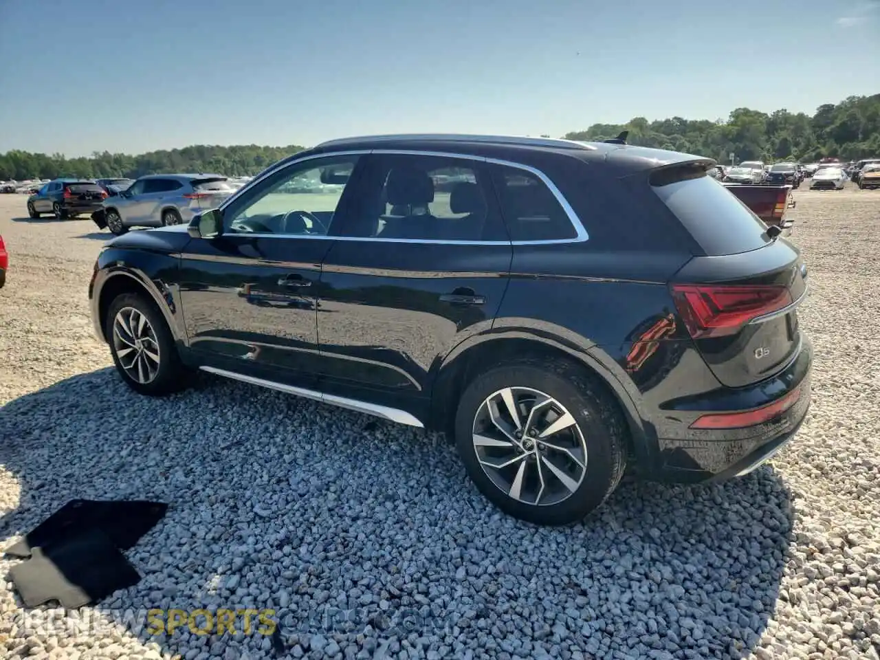 2 fotografías del automóvil dañado WA1BAAFY5M2050857 AUDI Q5 2021