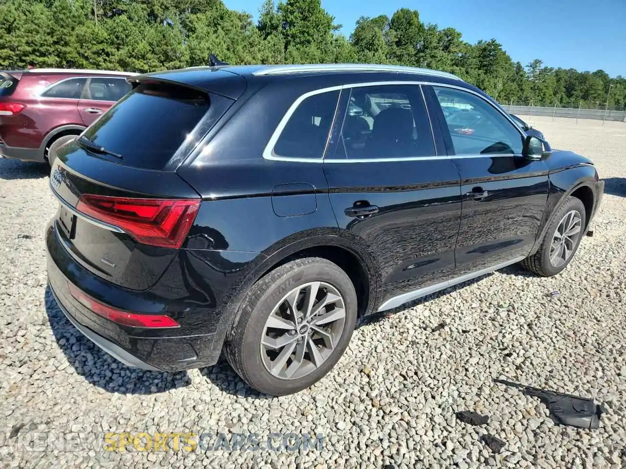 3 fotografías del automóvil dañado WA1BAAFY5M2050857 AUDI Q5 2021