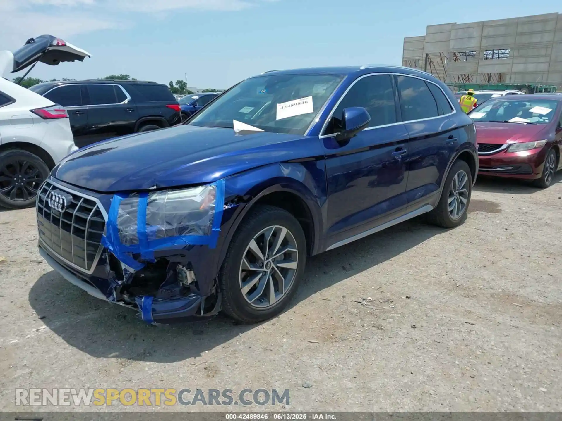 2 Photograph of a damaged car WA1BAAFY5M2060899 AUDI Q5 2021