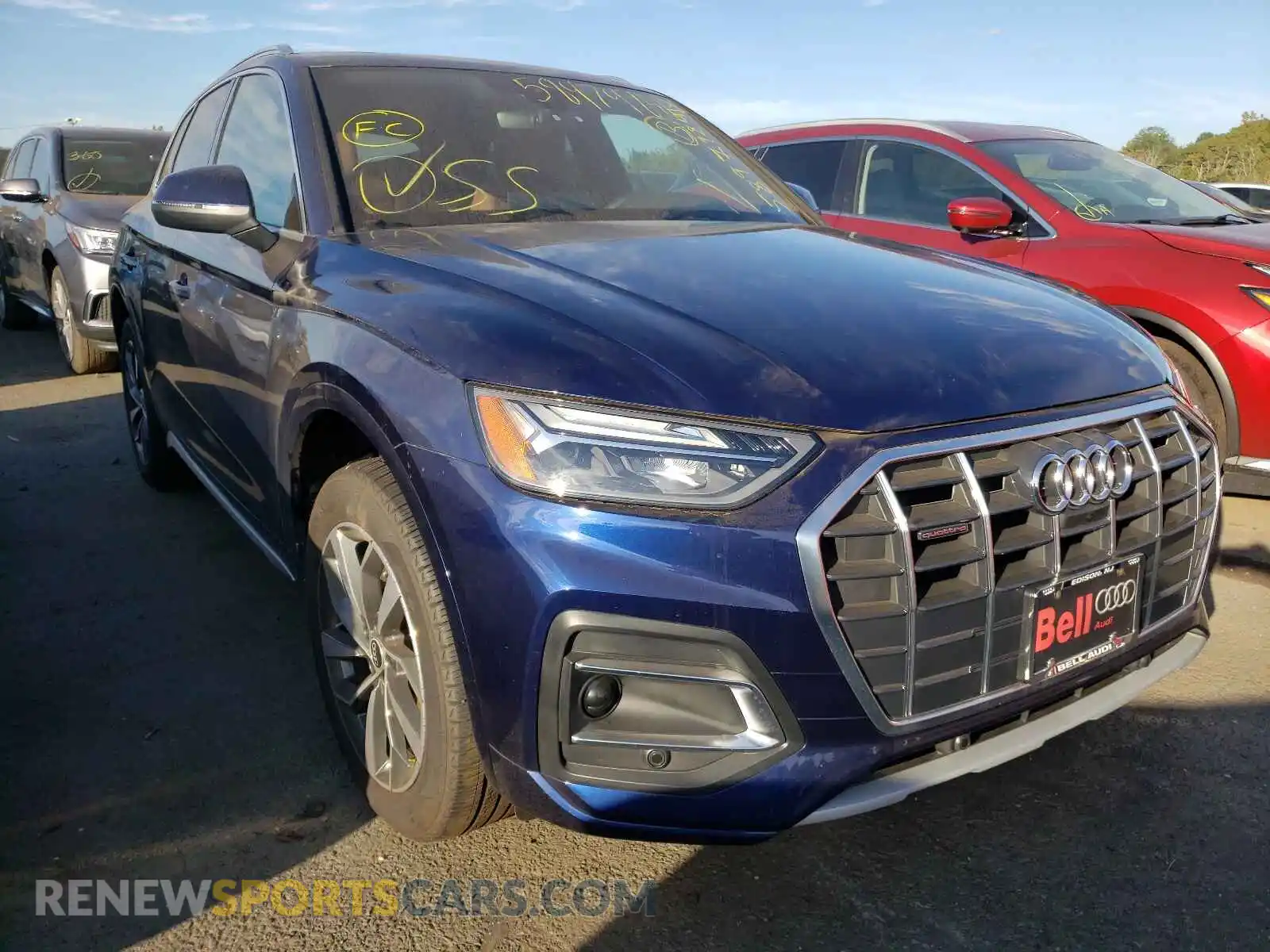 1 fotografías del automóvil dañado WA1BAAFY5M2085527 AUDI Q5 2021
