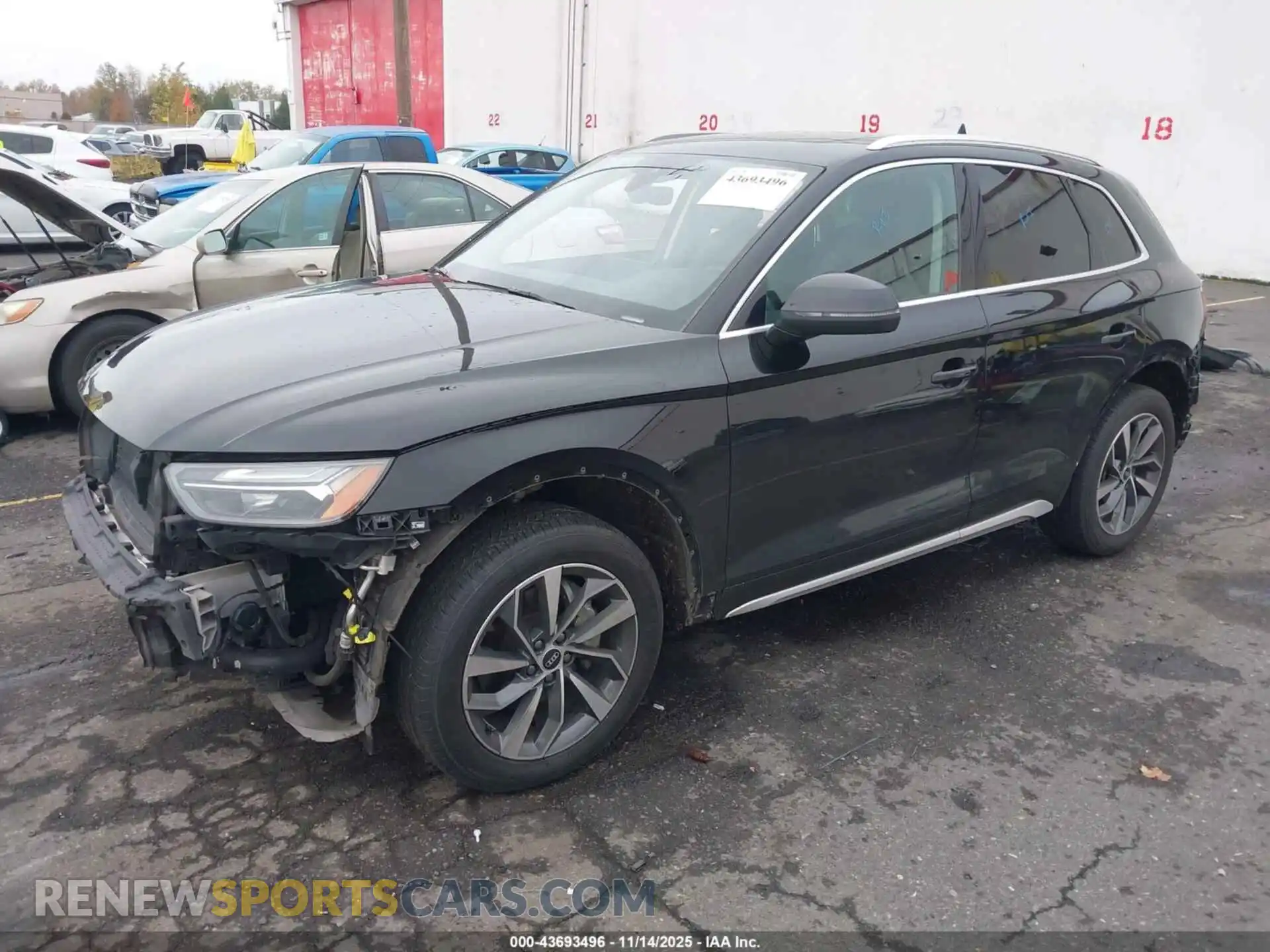 2 Photograph of a damaged car WA1BAAFY5M2110118 AUDI Q5 2021
