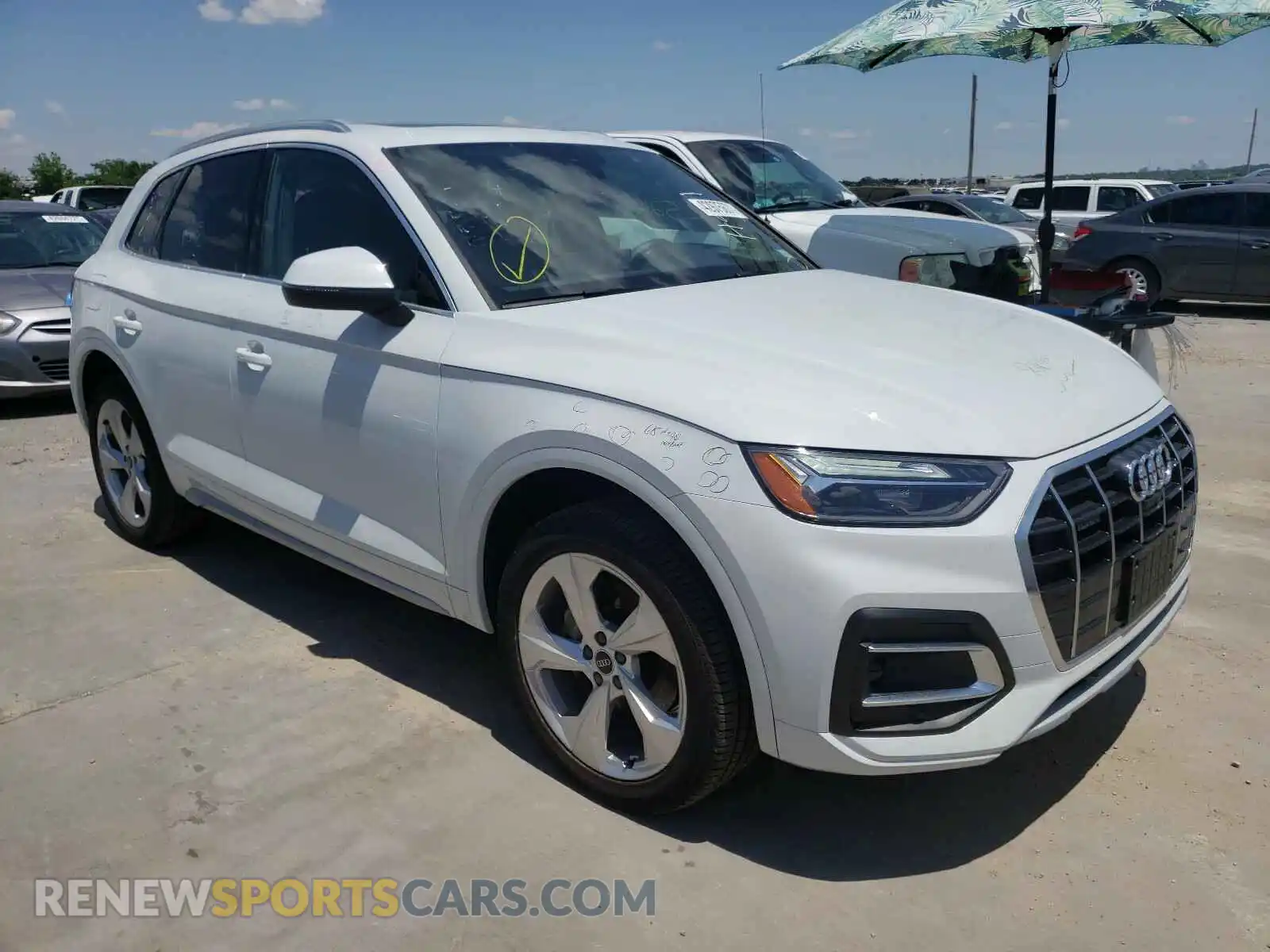 1 fotografías del automóvil dañado WA1BAAFY6M2019987 AUDI Q5 2021