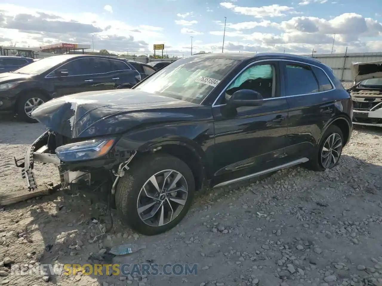 1 fotografías del automóvil dañado WA1BAAFY6M2051984 AUDI Q5 2021