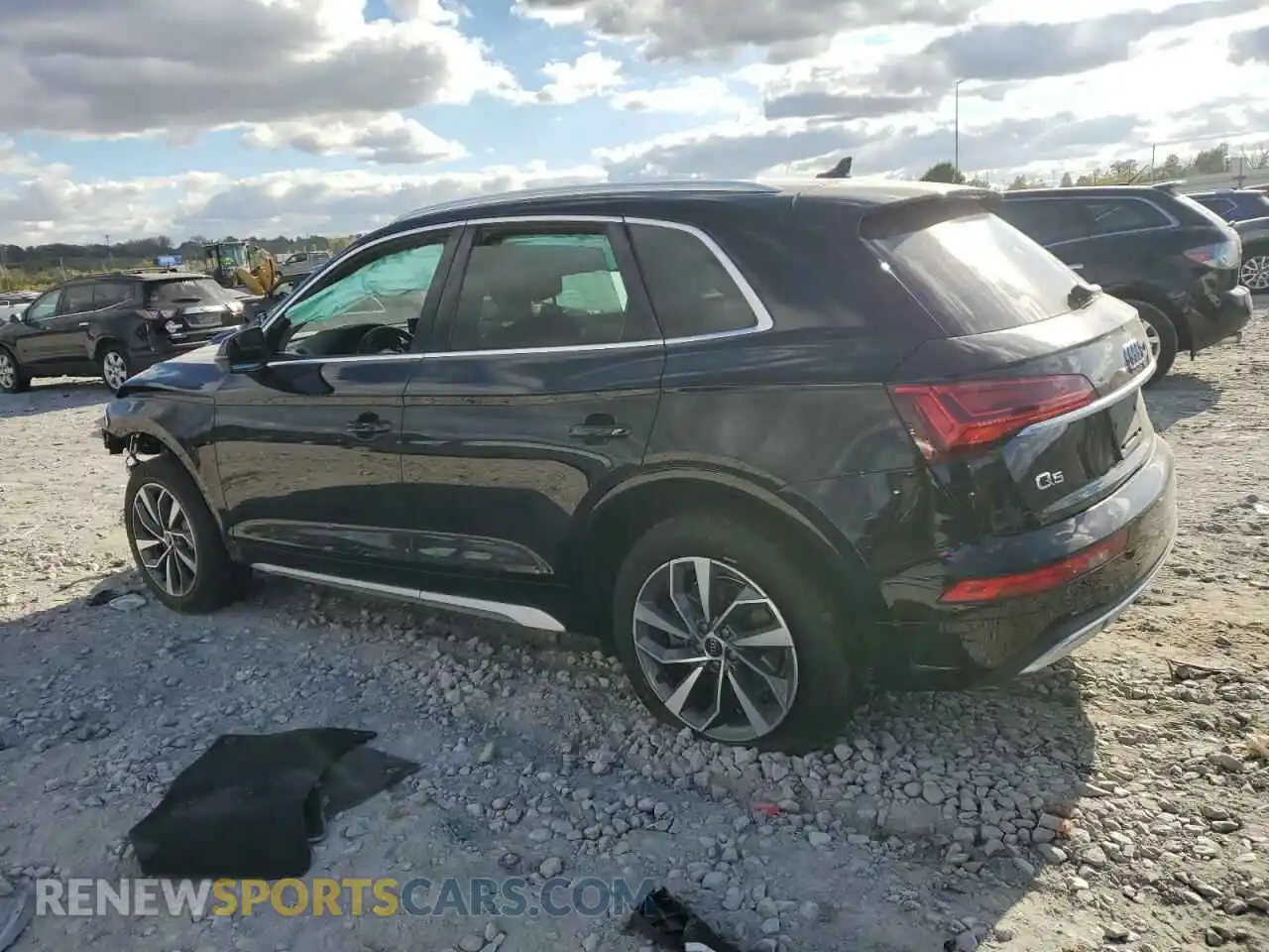 2 fotografías del automóvil dañado WA1BAAFY6M2051984 AUDI Q5 2021