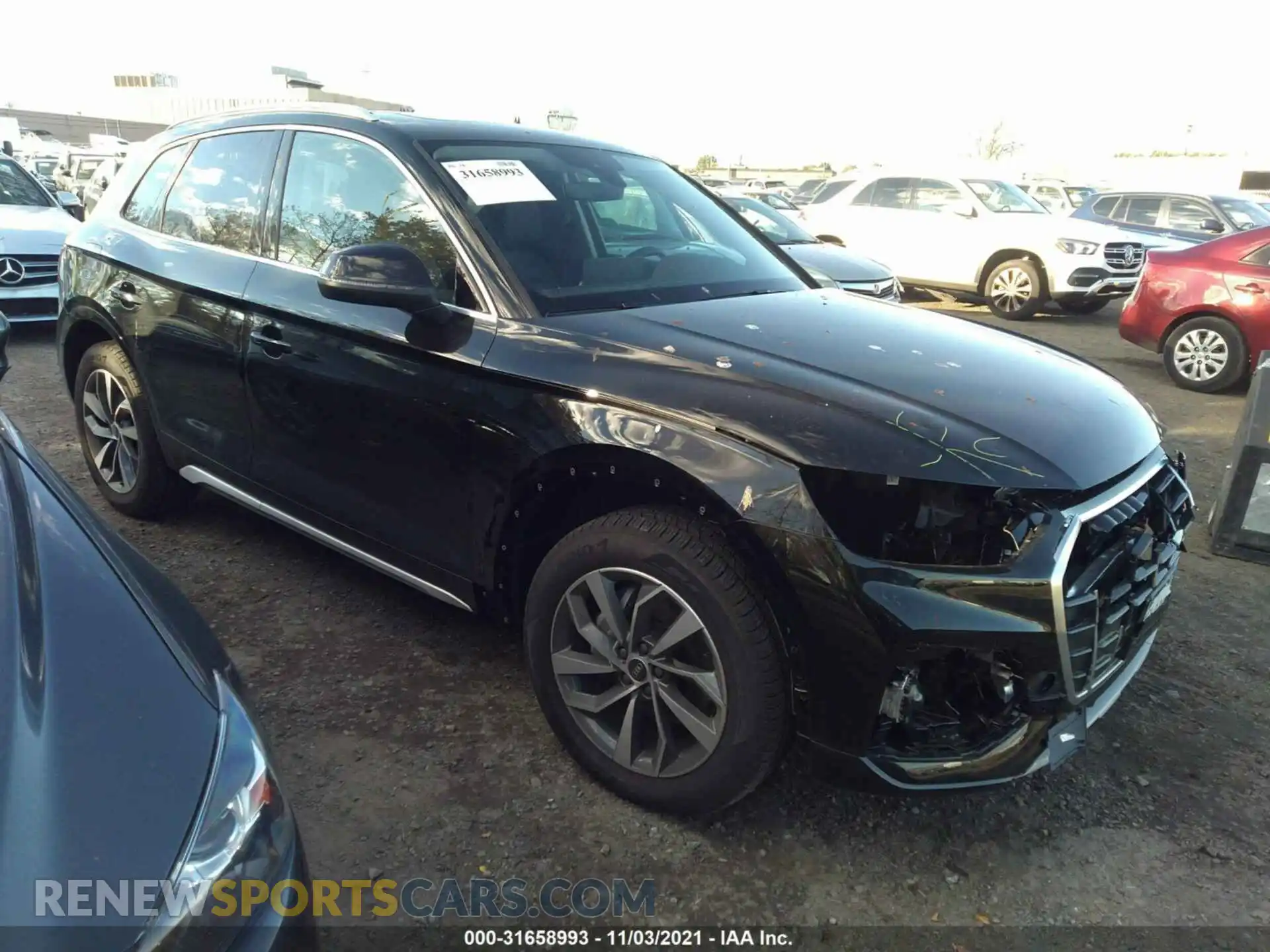 1 Photograph of a damaged car WA1BAAFY6M2104943 AUDI Q5 2021