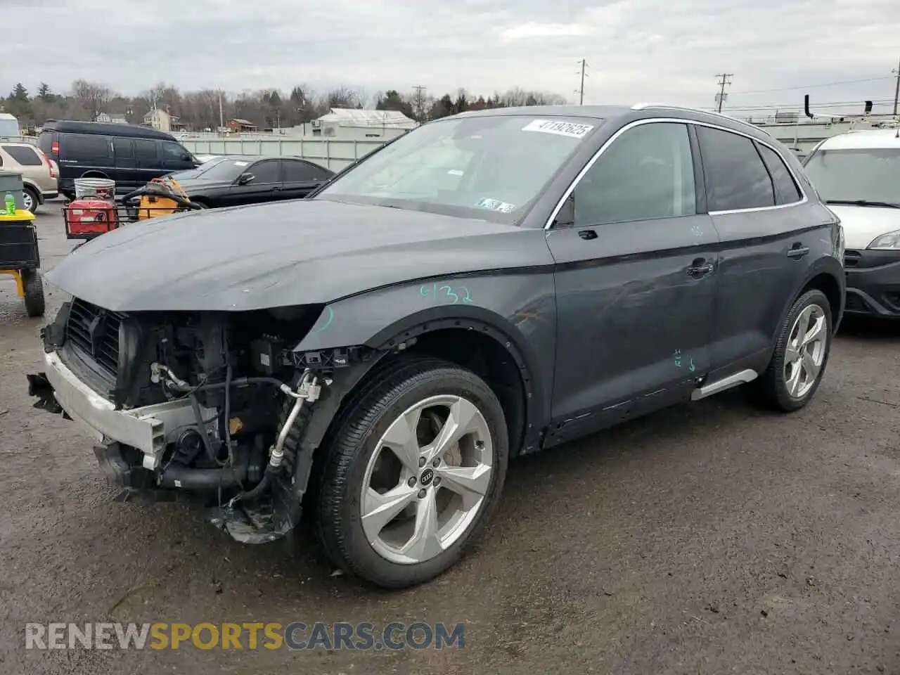 1 Photograph of a damaged car WA1BAAFY6M2128336 AUDI Q5 2021