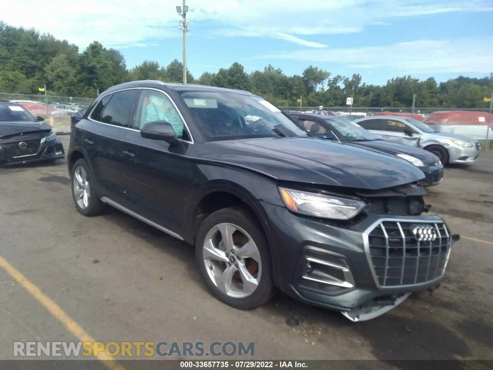 1 Photograph of a damaged car WA1BAAFY6M2138039 AUDI Q5 2021