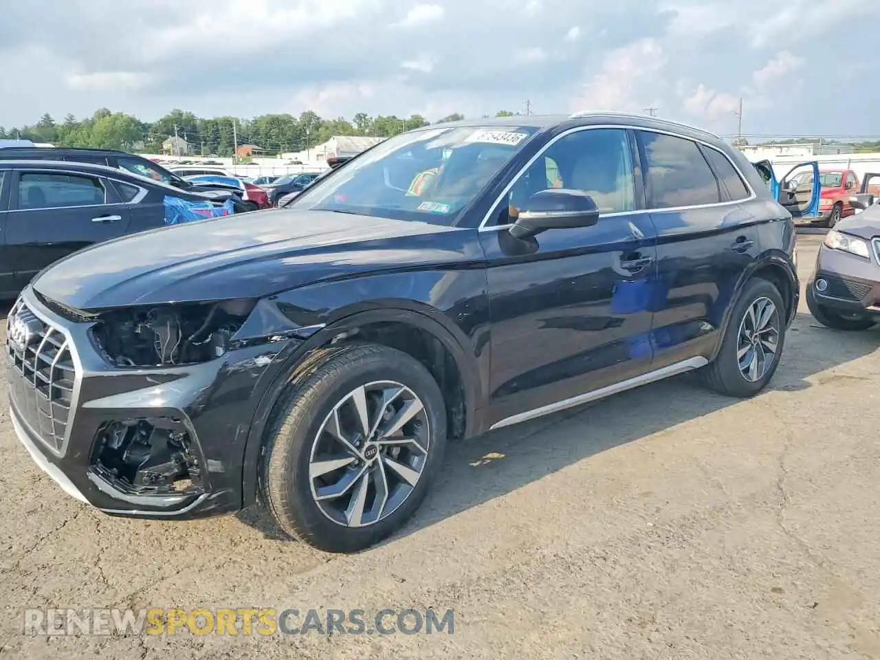 1 fotografías del automóvil dañado WA1BAAFY7M2070026 AUDI Q5 2021