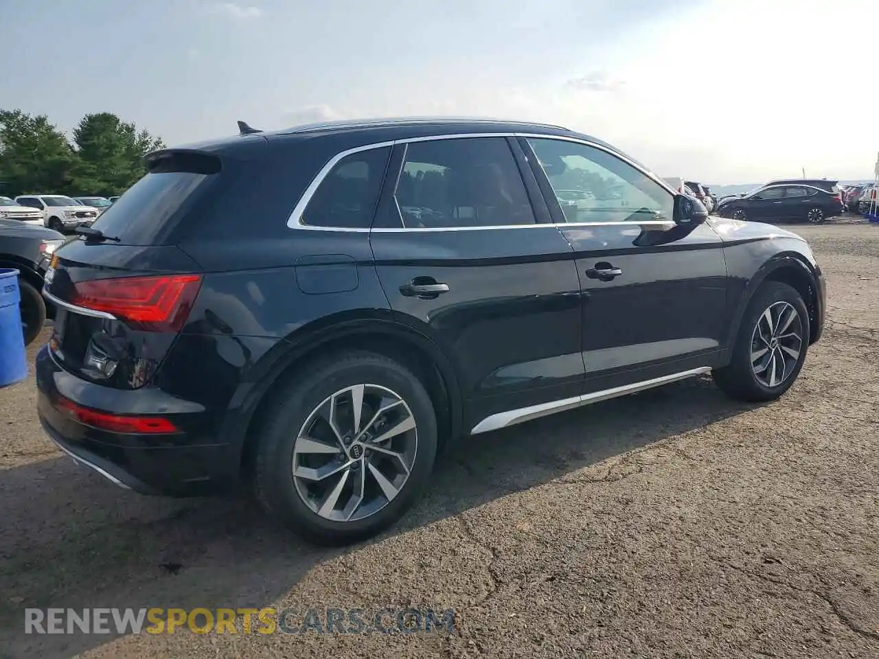 3 fotografías del automóvil dañado WA1BAAFY7M2070026 AUDI Q5 2021