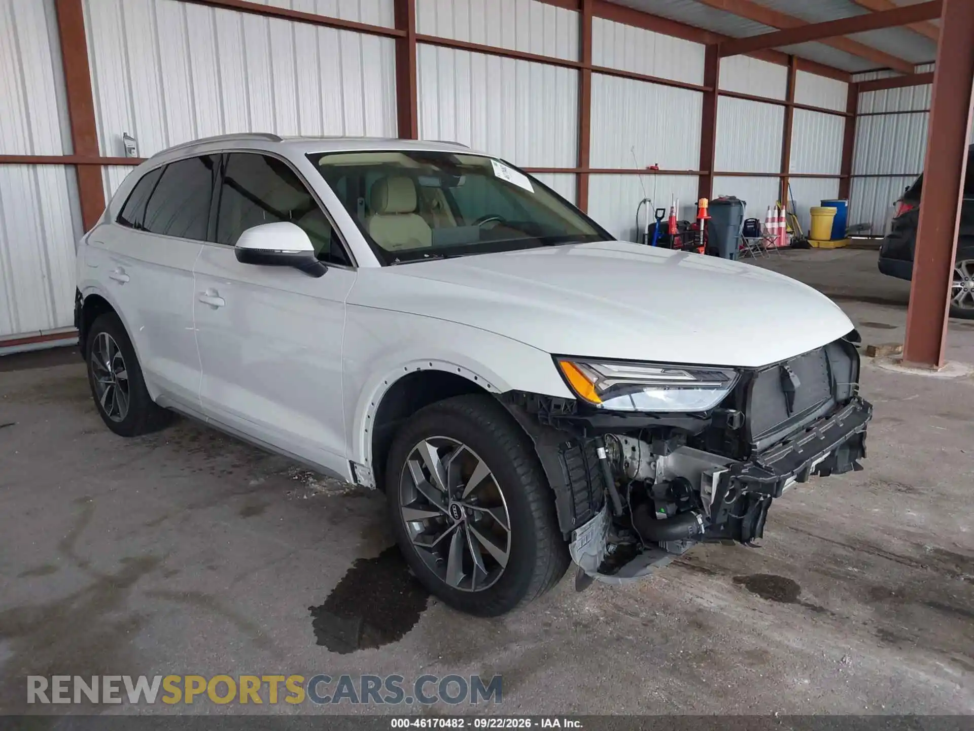 1 Фотография поврежденного автомобиля WA1BAAFY7M2083567 AUDI Q5 2021