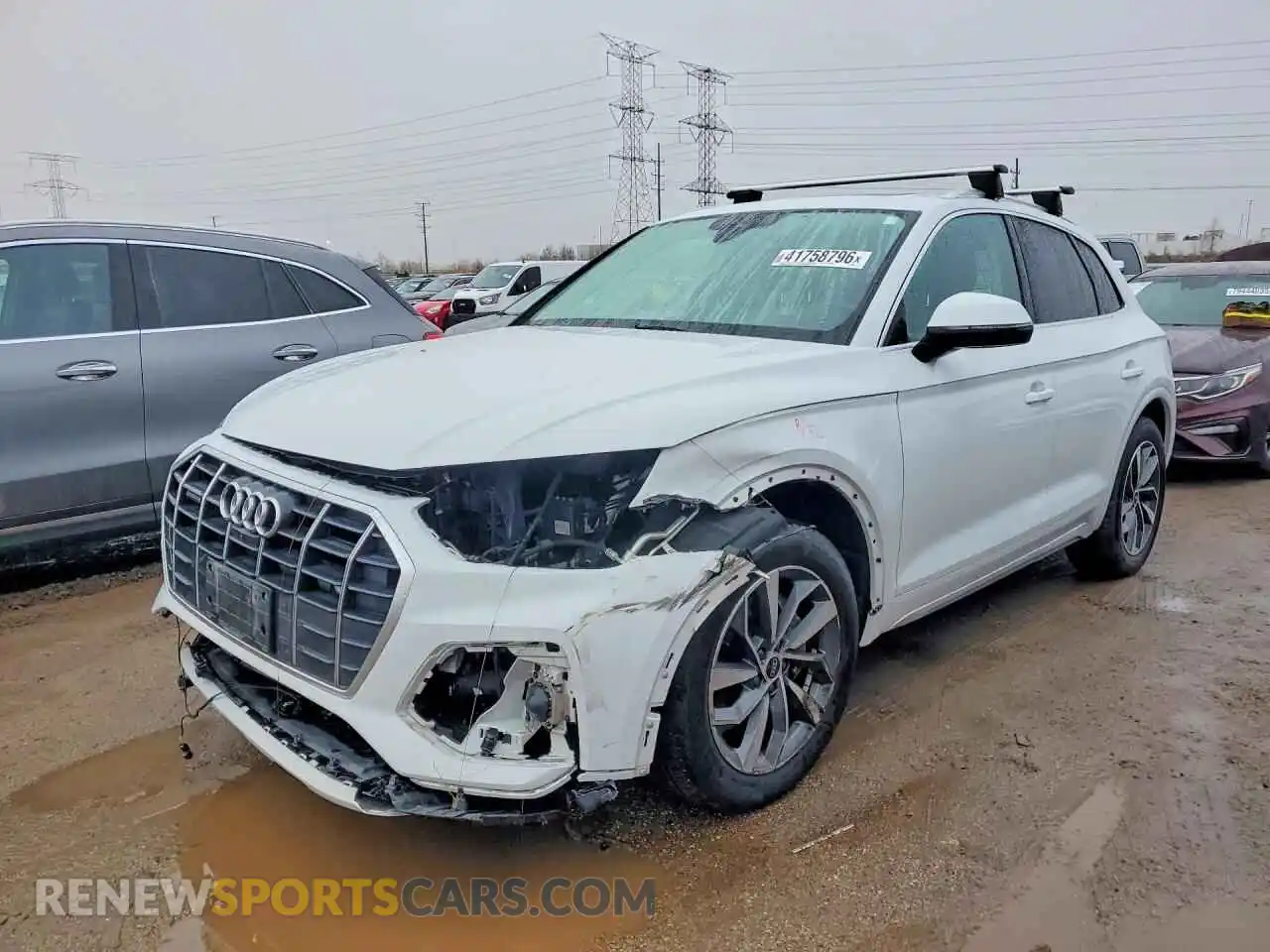 1 Photograph of a damaged car WA1BAAFY7M2097078 AUDI Q5 2021