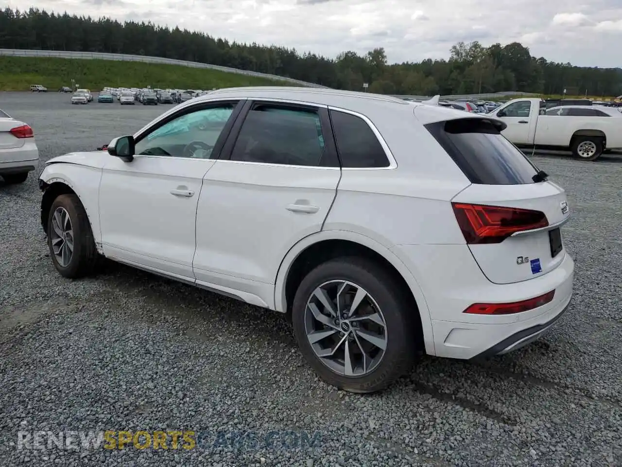 2 fotografías del automóvil dañado WA1BAAFY8M2022759 AUDI Q5 2021