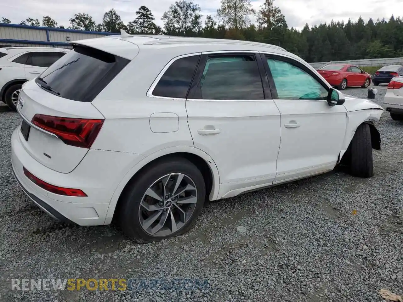 3 fotografías del automóvil dañado WA1BAAFY8M2022759 AUDI Q5 2021