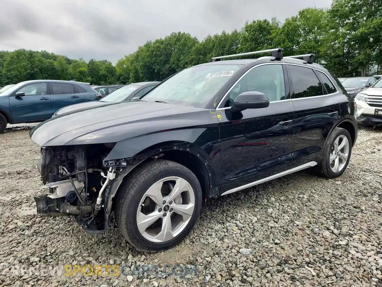 1 Фотография поврежденного автомобиля WA1BAAFY8M2135613 AUDI Q5 2021