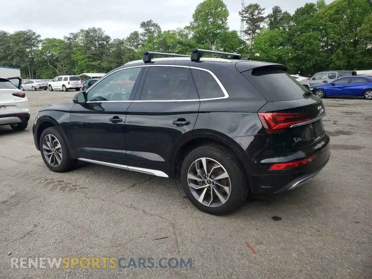 2 fotografías del automóvil dañado WA1BAAFY9M2012953 AUDI Q5 2021