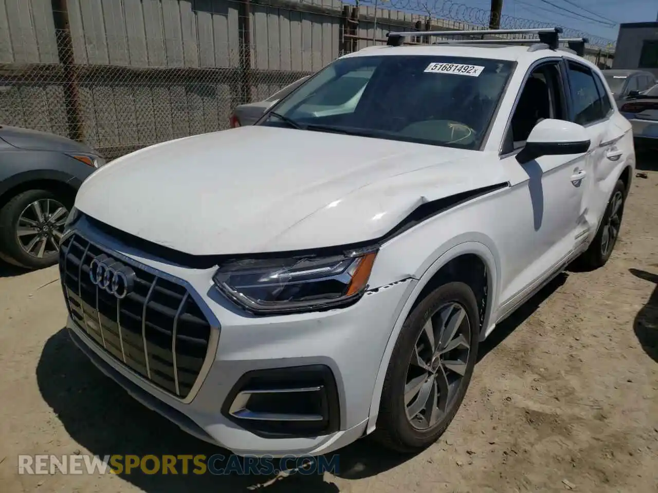 2 Photograph of a damaged car WA1BAAFY9M2019143 AUDI Q5 2021