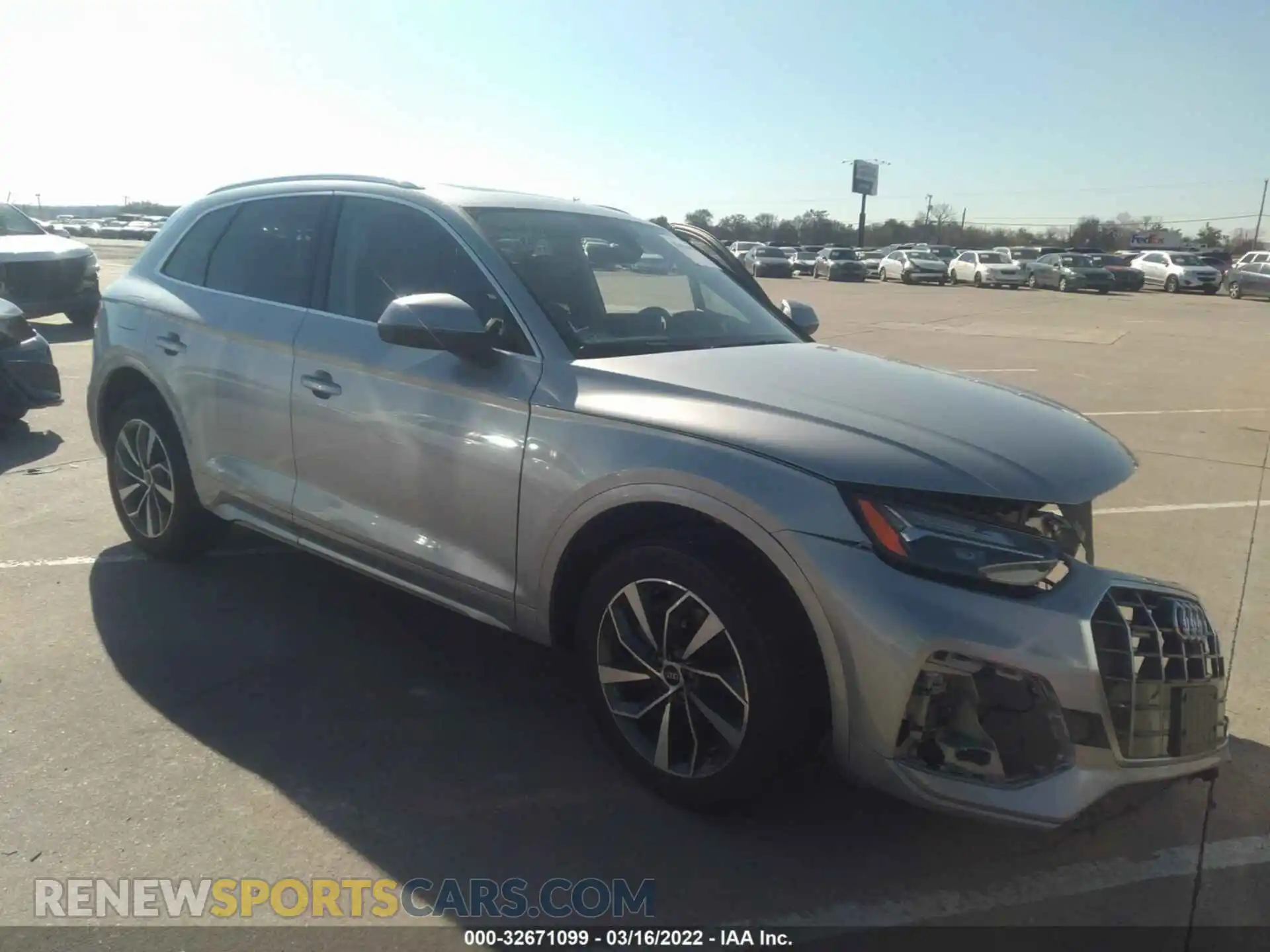 1 Photograph of a damaged car WA1BAAFY9M2019949 AUDI Q5 2021
