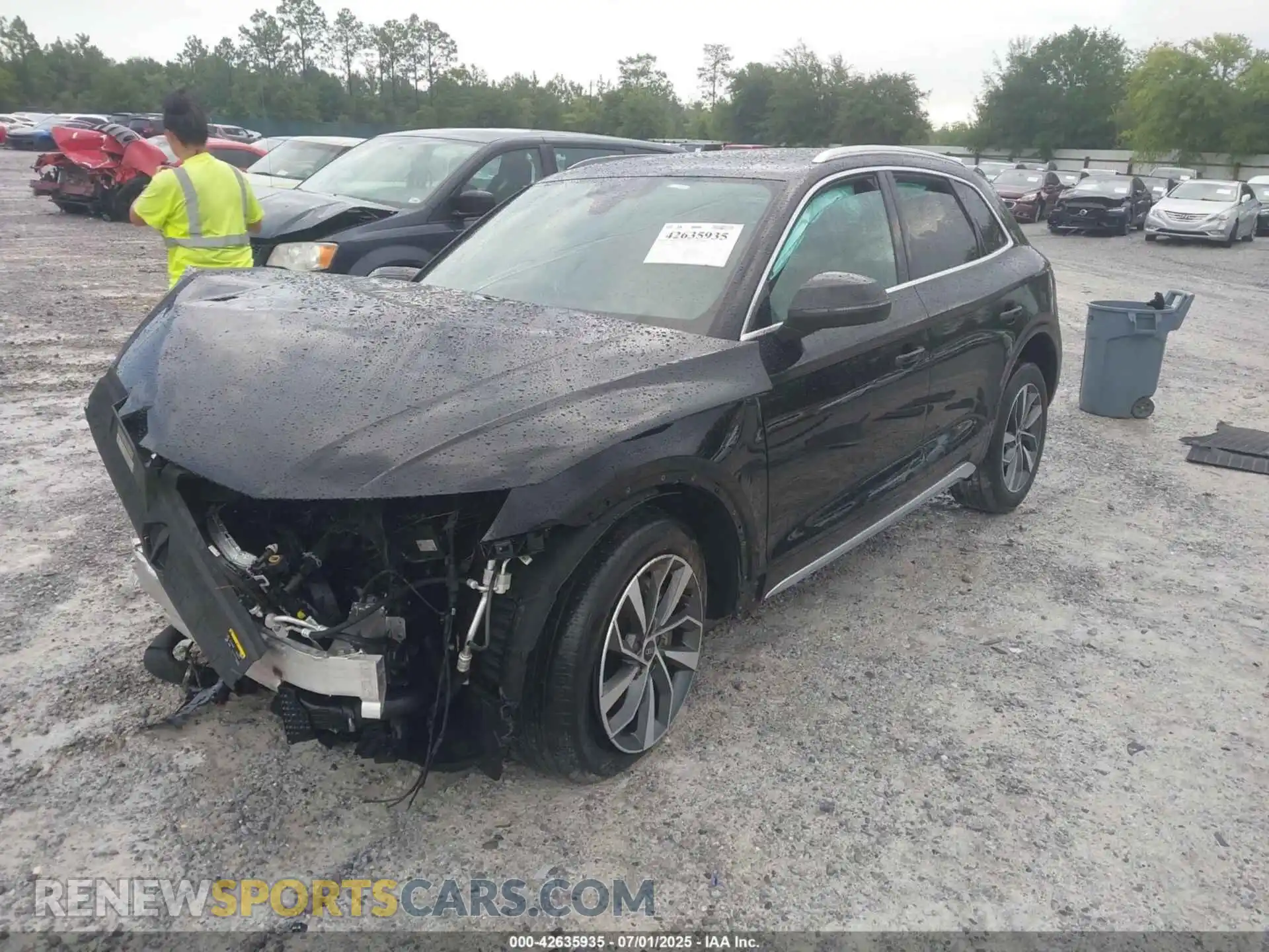 2 Photograph of a damaged car WA1BAAFY9M2065216 AUDI Q5 2021