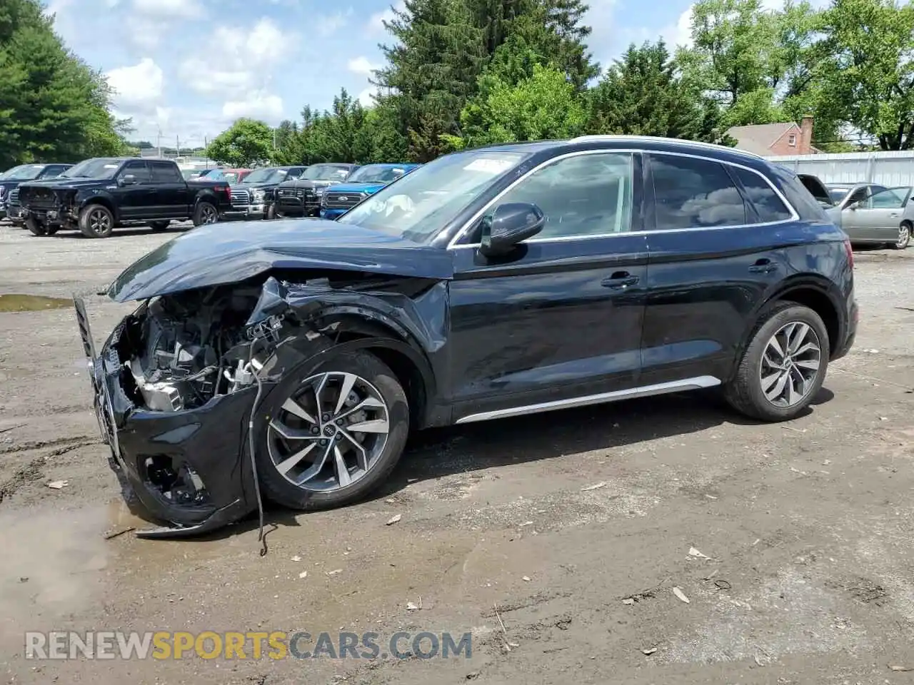 1 Photograph of a damaged car WA1BAAFY9M2110901 AUDI Q5 2021