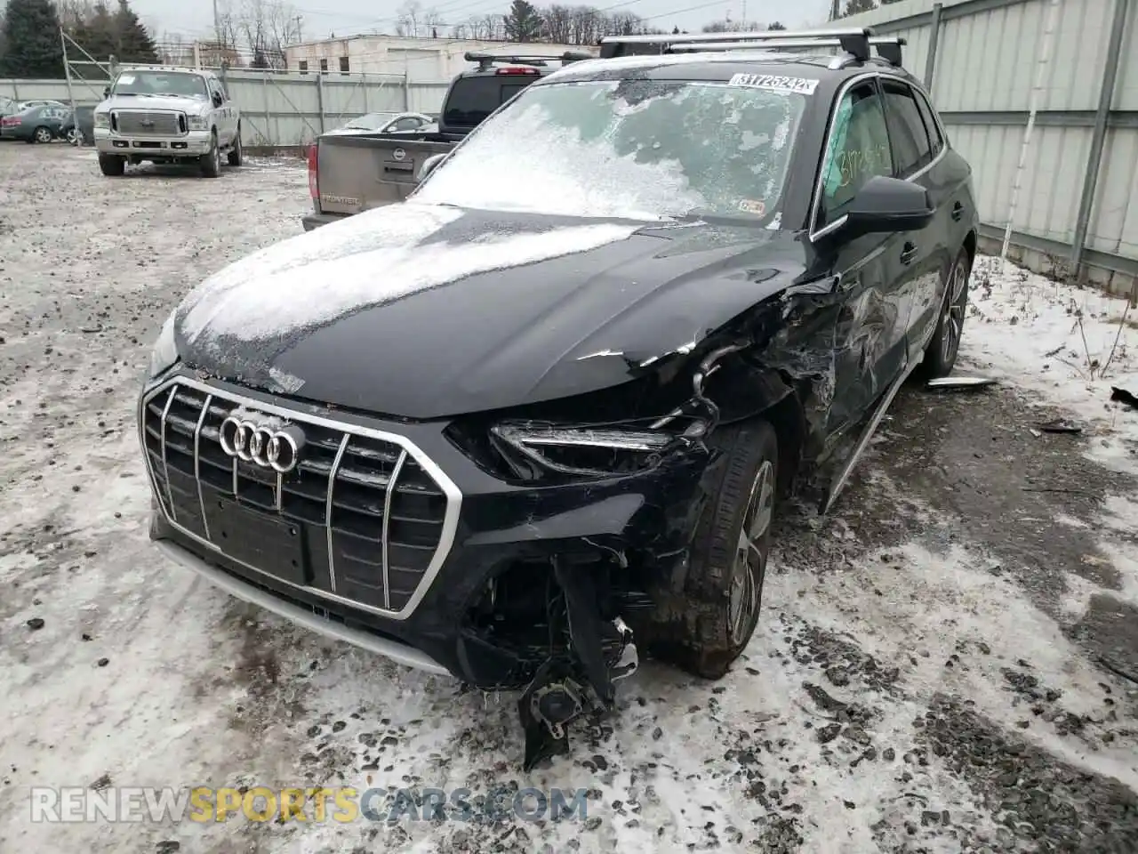 2 Photograph of a damaged car WA1BAAFYXM2014596 AUDI Q5 2021