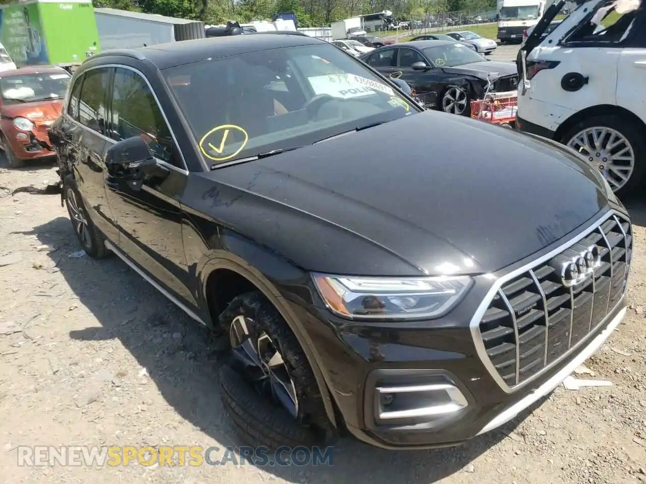 1 Photograph of a damaged car WA1BAAFYXM2053558 AUDI Q5 2021