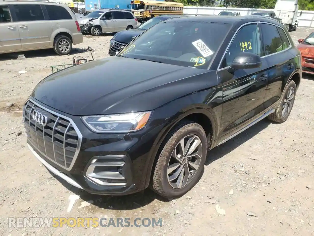 2 Photograph of a damaged car WA1BAAFYXM2053558 AUDI Q5 2021
