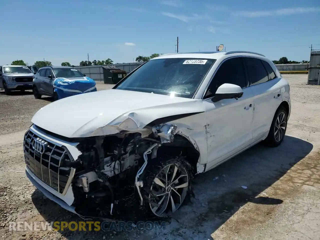 1 Фотография поврежденного автомобиля WA1BAAFYXM2084776 AUDI Q5 2021