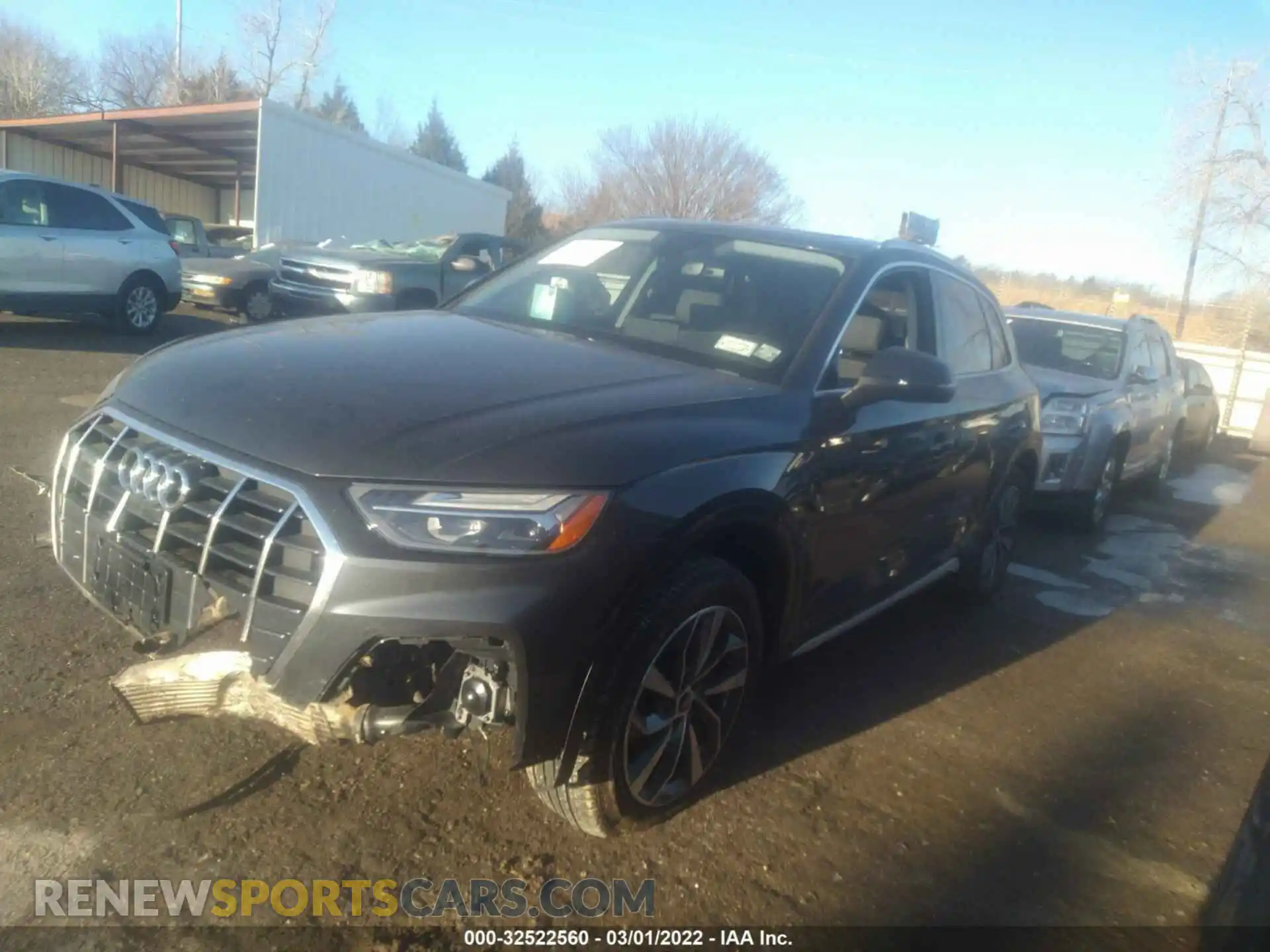 2 Photograph of a damaged car WA1BAAFYXM2087824 AUDI Q5 2021