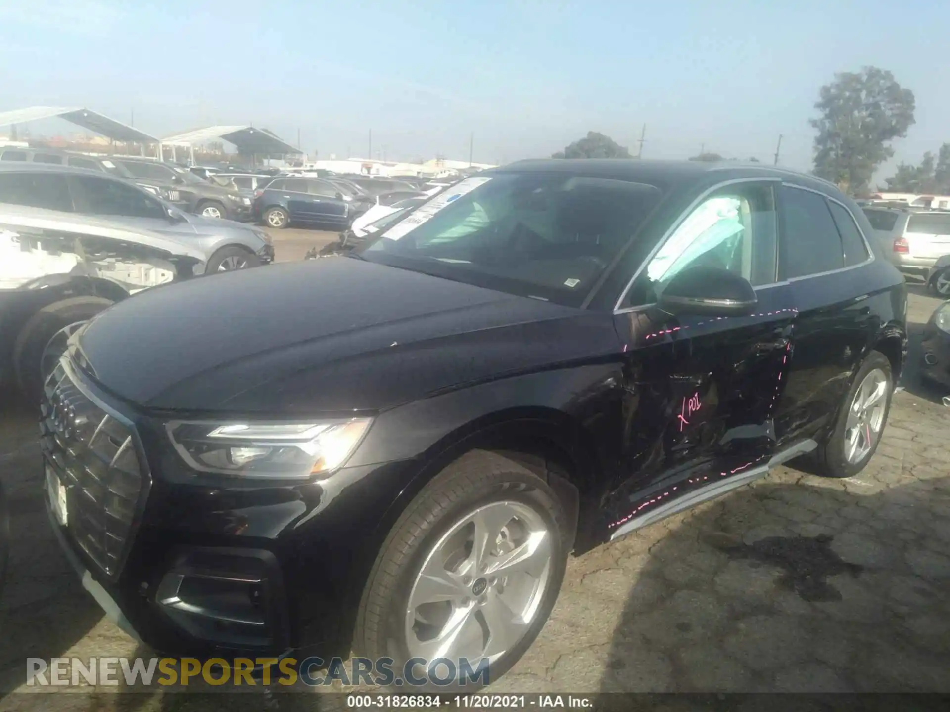 2 Photograph of a damaged car WA1BAAFYXM2115198 AUDI Q5 2021