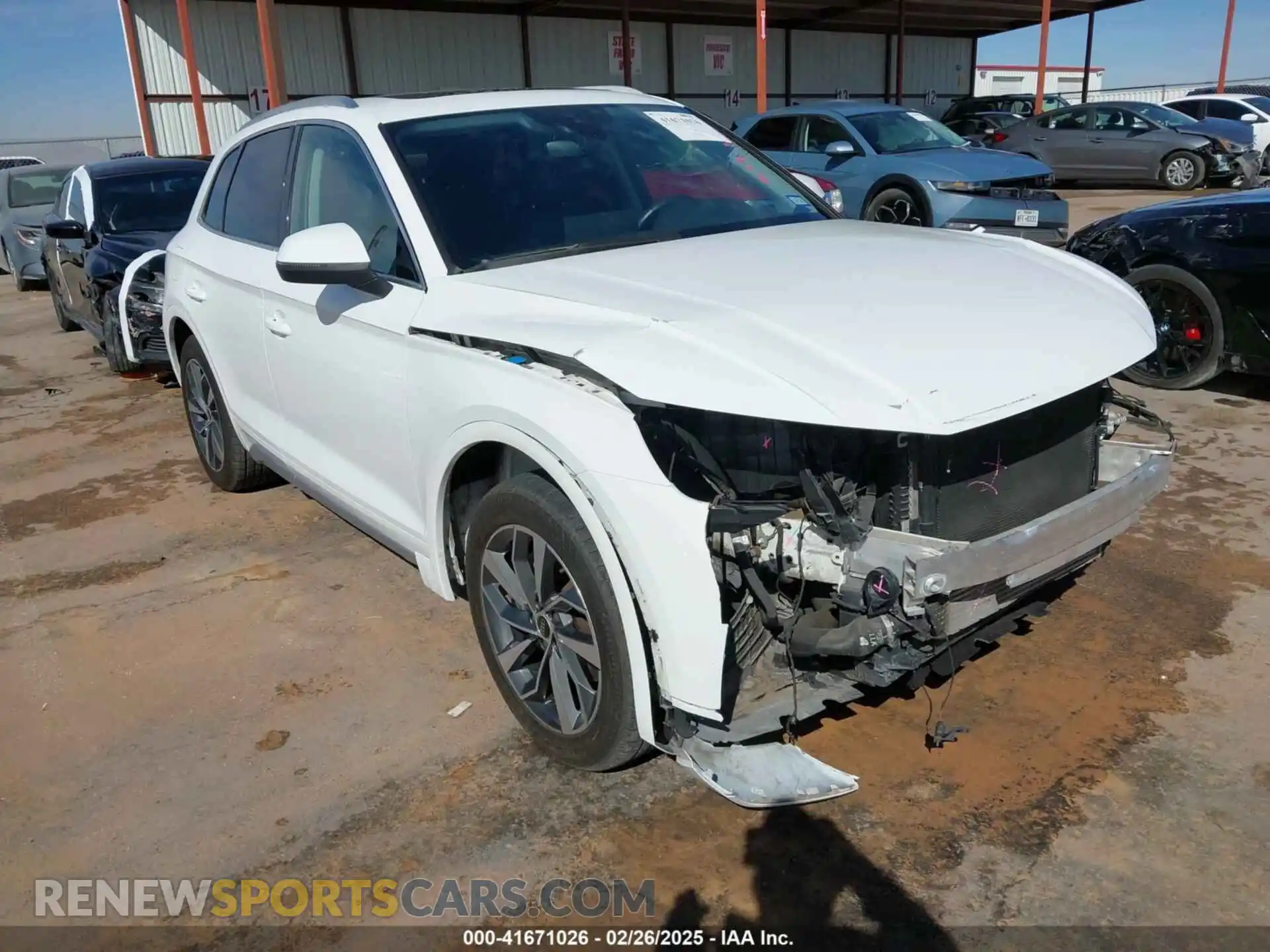 1 Photograph of a damaged car WA1BAAFYXM2125942 AUDI Q5 2021
