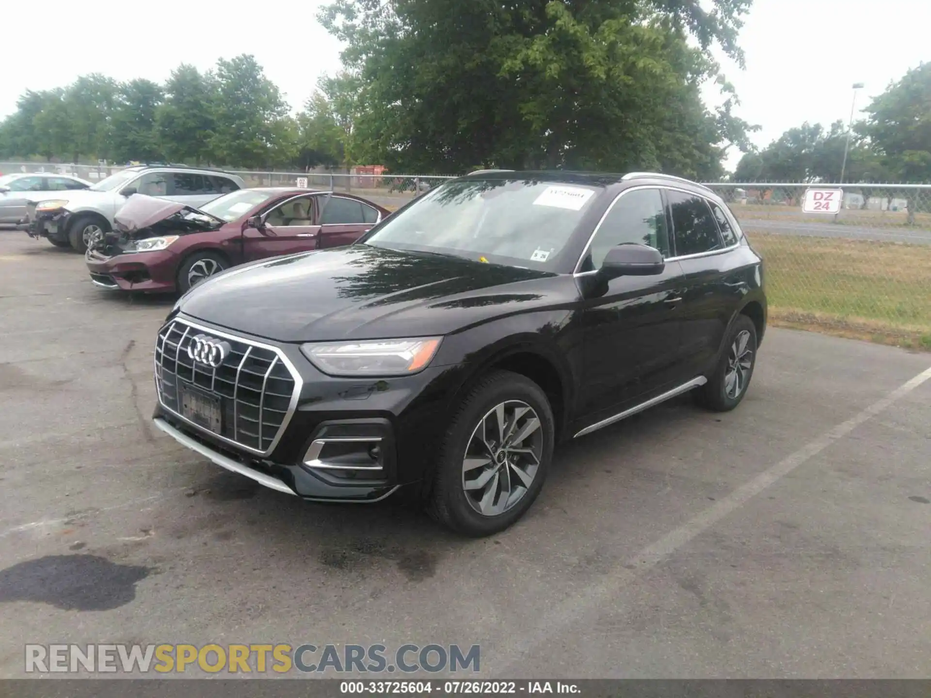 2 Photograph of a damaged car WA1CAAFY0M2096424 AUDI Q5 2021