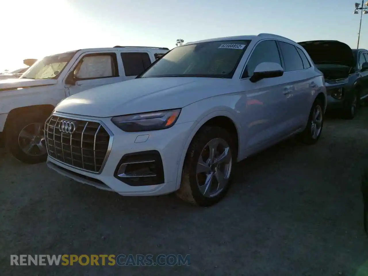 2 Photograph of a damaged car WA1CAAFY2M2016587 AUDI Q5 2021
