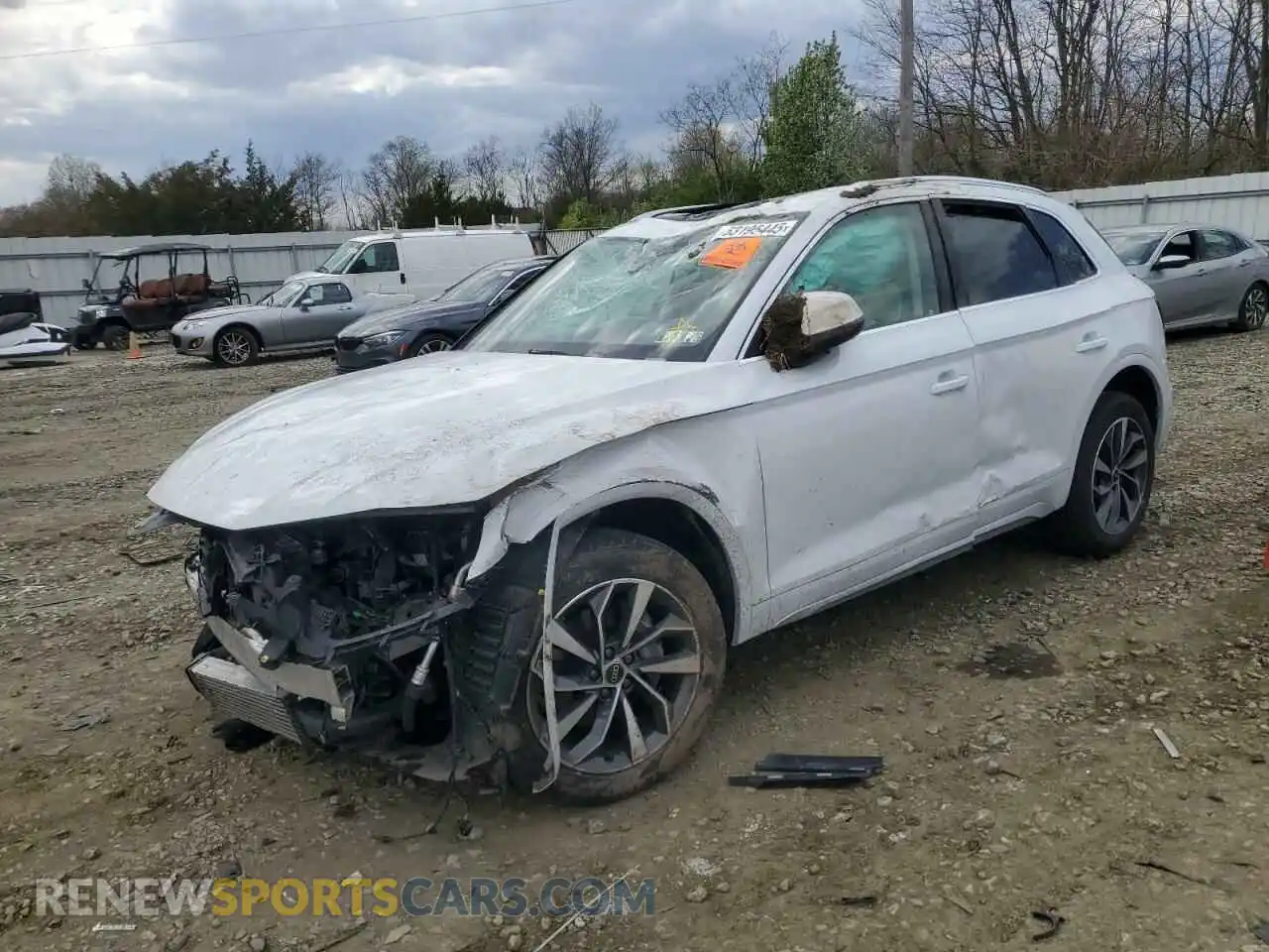 1 Photograph of a damaged car WA1CAAFY7M2097571 AUDI Q5 2021